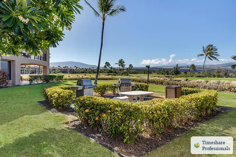 Outdoor grilling area at Bay Club At Waikoloa Beach Resort, The