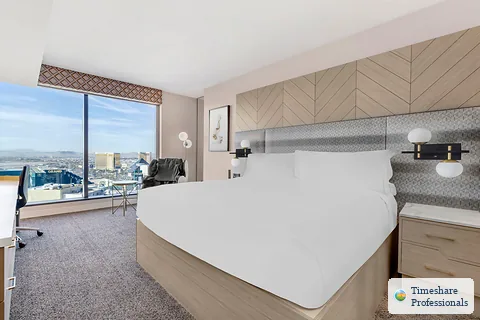 Example bedroom at Elara A Hilton Grand Vacation Club HGVC