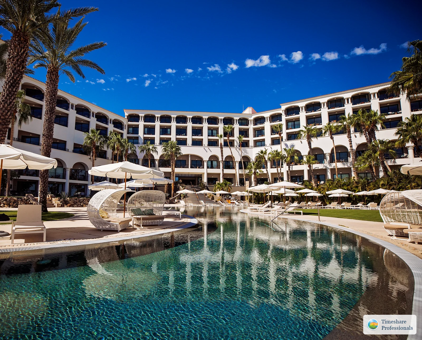 Resort pool at La Pacifica Los Cabos, A Hilton Club
