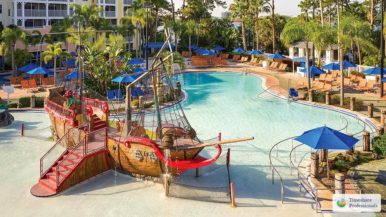 Resort overview at Marriotts Harbour Lake