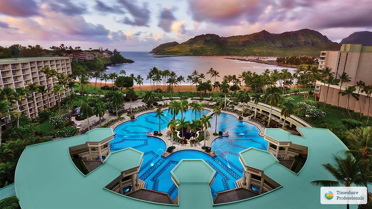 Resort overview at Marriotts Kauai Beach Club
