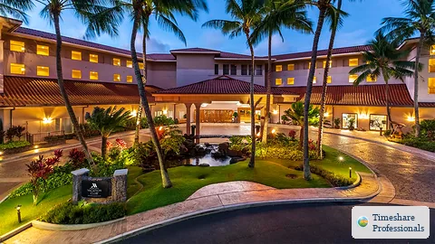 Resort exterior at Marriotts Waiohai Beach Club