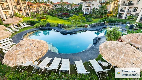 Resort pool at Marriotts Waiohai Beach Club