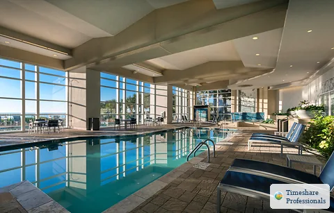 Resort pool at Ocean 22 By Hilton Grand Vacations HGVC