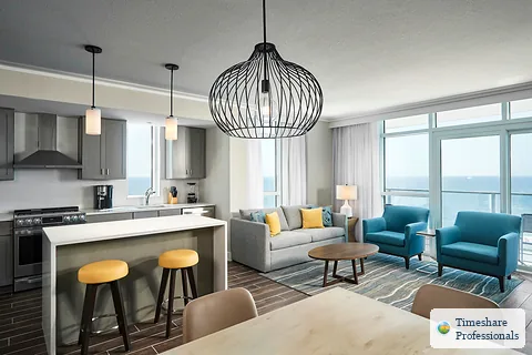 Example bedroom at Ocean Enclave By Hilton Grand Vacations Club