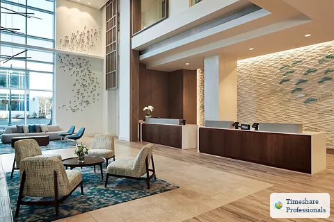Lobby at Ocean Enclave By Hilton Grand Vacations Club
