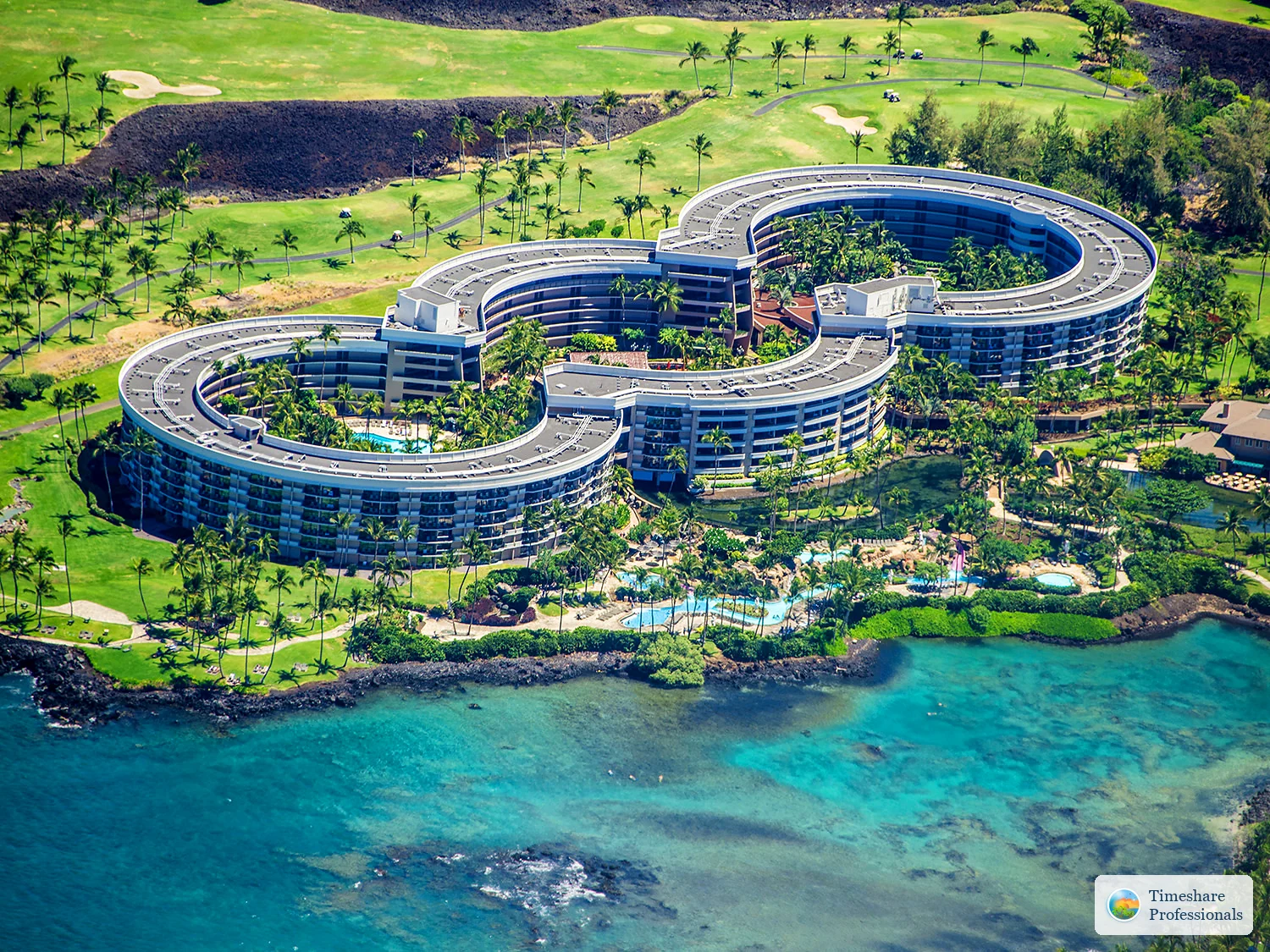 Resort overview at Ocean Tower At Hilton Waikoloa Village