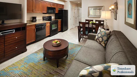 Example living and dining area at Sheraton Vistana Resort