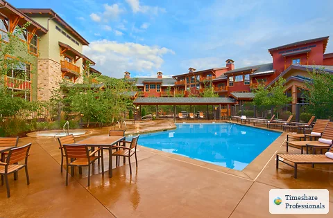 Resort pool at Sunrise Lodge, A Hilton Grand Vacations Club