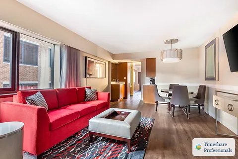 Example bedroom at The District By Hilton Club