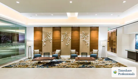 Lobby at The Grand Islander By Hilton Grand Vacations